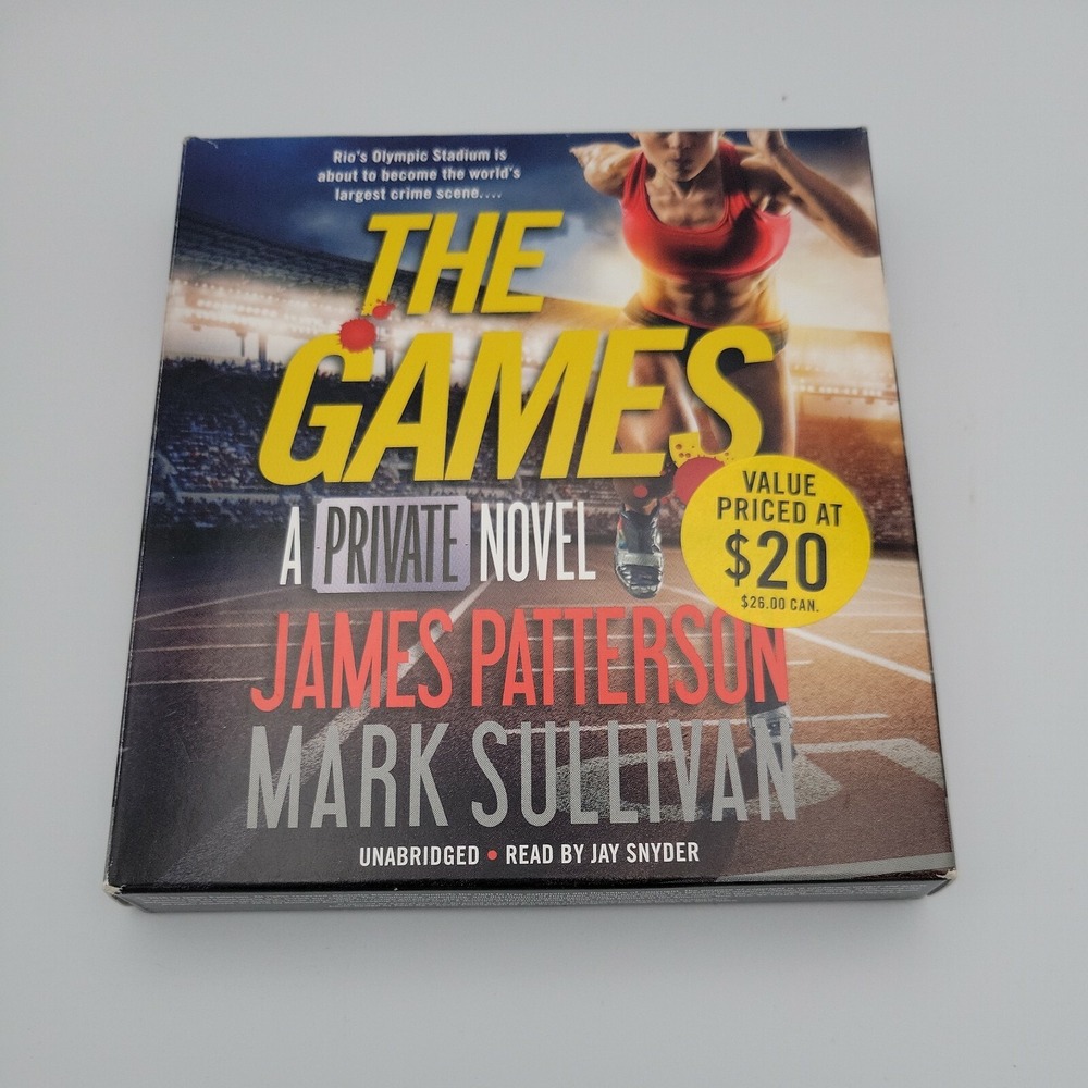 James Patterson The Games Private Novel CD Audiobook Unabridged 2016